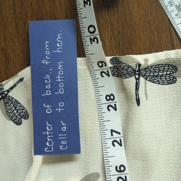 Dressbarn 3x dragonfly blouse ladies dress shirt - Picture 6 of 10